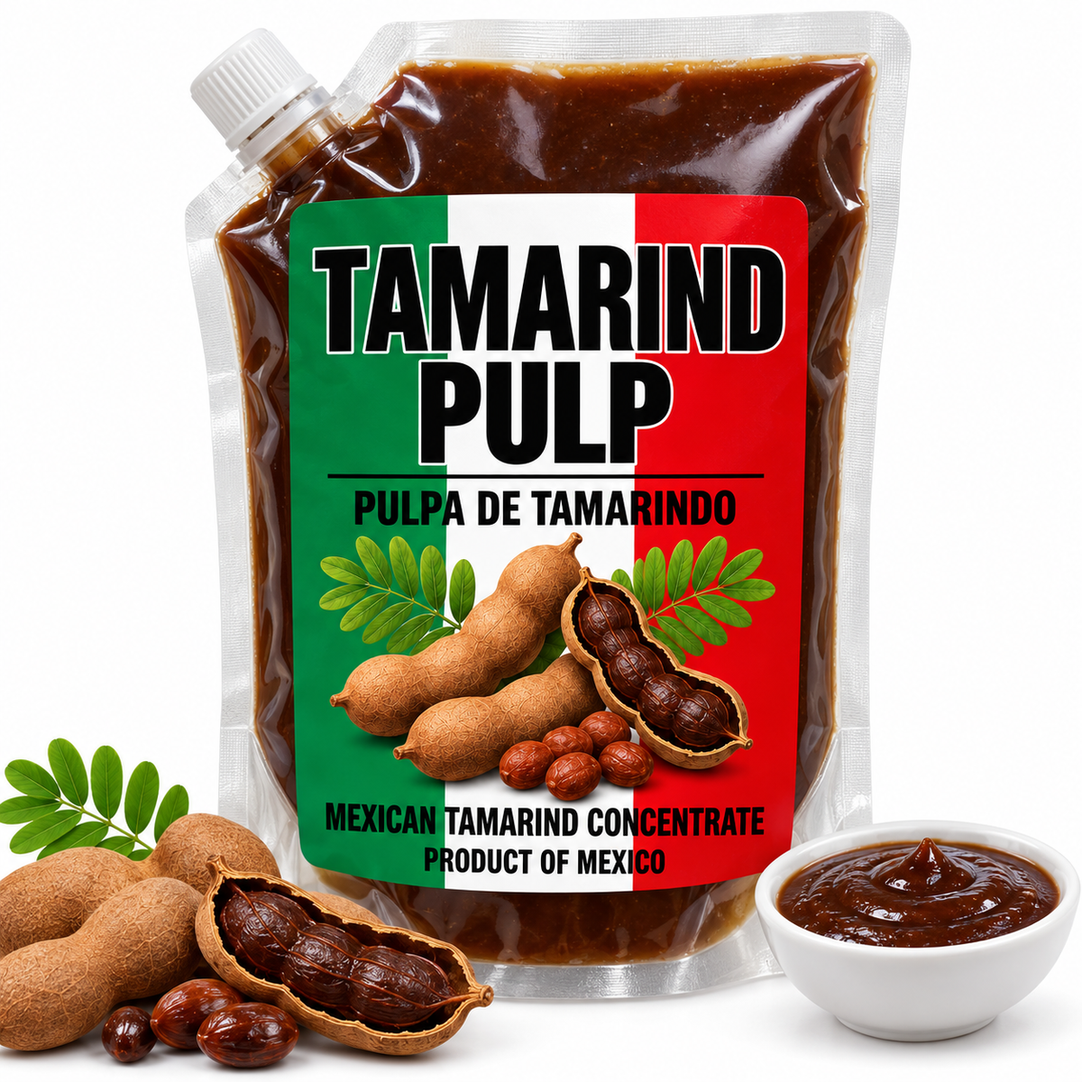 Pulpa De Tamarindo - Tamarind Pulp Mexican Tamarind Concentrate Product of Mexico Authentic Flavorful Condiment  Perfect for Sauces, Curries, Drinks &amp; Snacks Techarindo De Tamarindo, Tamarind Drink Mix Powder IMPORTED FROM MEXICO