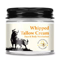 Beef Tallow for Skin -Organic Grass-Fed Whipped Beef Tallow and Honey Balm - De