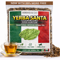 1oz Premium Loose Hoja Yerba Santa Tea | Hoja Santa Te Herbal (Tallos & Hoja Deshidratada) | Makes 10+ Cups | Mexican Pepperleaf | Dehydrated Leaf & Steams Piper Auritum