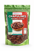 Fresh Chapulines Sabor Natural From Oaxaca 3.5oz (100gr) | All Natural Toasted Grasshoppers With Lime, Sea Salt and Garlic | Always Fresh (Not Dehydrated) Delicious, Healthy Exotic Mexican Snack. Imported From Mexico