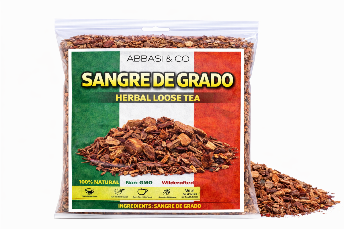 5oz Sangre de Drago Tea Dragon's blood Mexican Herb 100% Natural Hojas de Sangre de Drago Croton lechleri sangregada Herbal tea Non-GMO, IMPORTED FROM MEXICO
