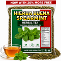5oz Spearmint Herbal Tea (Hierba, Yerba-Buena) - Authentic 100% Natural Dried Mentha Spicata Leaves IMPORTED FROM MEXICOe