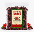1LB Flor de Jamaica – Mexican Hibiscus Petals | 100% Natural, Non-GMO, No Additives or Fillers | Premium Dried Jamaica Flowers for Tea, Agua Fresca, Cocktails & Recipes | IMPORTED FROM MEXICO