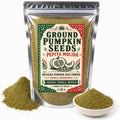 Ground Pumpkin Seeds Pepita Molida, Mexican Pumpkin Seed Powder - Non Gmo 100% Natural High-protein, High-fiber Superfood for sauces, pipián, smoothies, baking