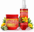 Arnica + Axocopaque Bundle - Flores de Arnica Gel 4.23 oz, + Arnica- Axocopaque Oil 8 fl oz | Natural Fast-Absorbing Botanical Massage Gel & Oil for...