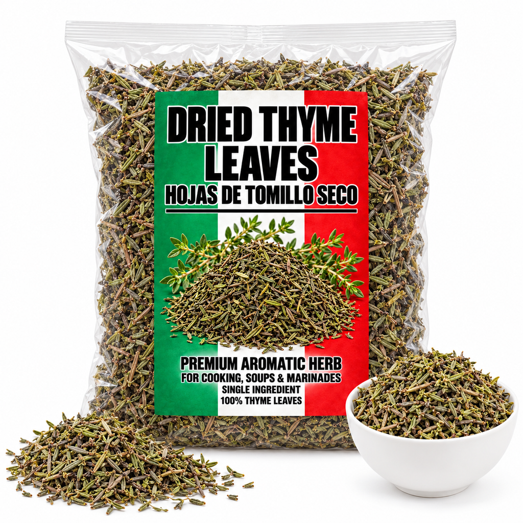 Dried Thyme Leaves Premium Aromatic Herb for Cooking Soups & Marinades 100% Hojas De Tomillo Seco IMPORTED FROM MEXICO