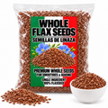 Premium Whole Flax Seeds for Smoothies & Baking 100% Flaxseed Semillas de Linaza IMPORTED FROM MEXICO