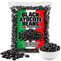 Black Ayocote Beans Frijol Ayocote Negro Premium Heirloom Whole Dried Beans Product of Mexico