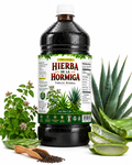 1000ML Jugo De Hierba De la Hormiga tonic Natural Jugo De Maguey y Sabilla Aloe vera - Mexican Wellness Drink tonic 1Lt