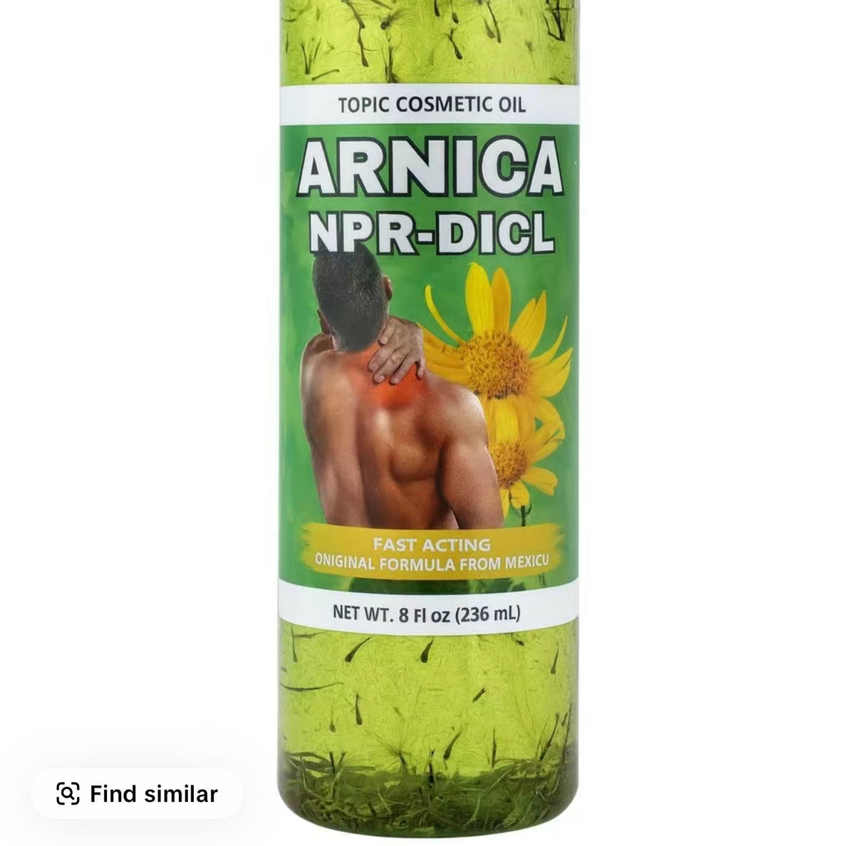 Arnica con diclofenaco y naproxeno Pain Relief Muscle Joint Cream Massage Oil