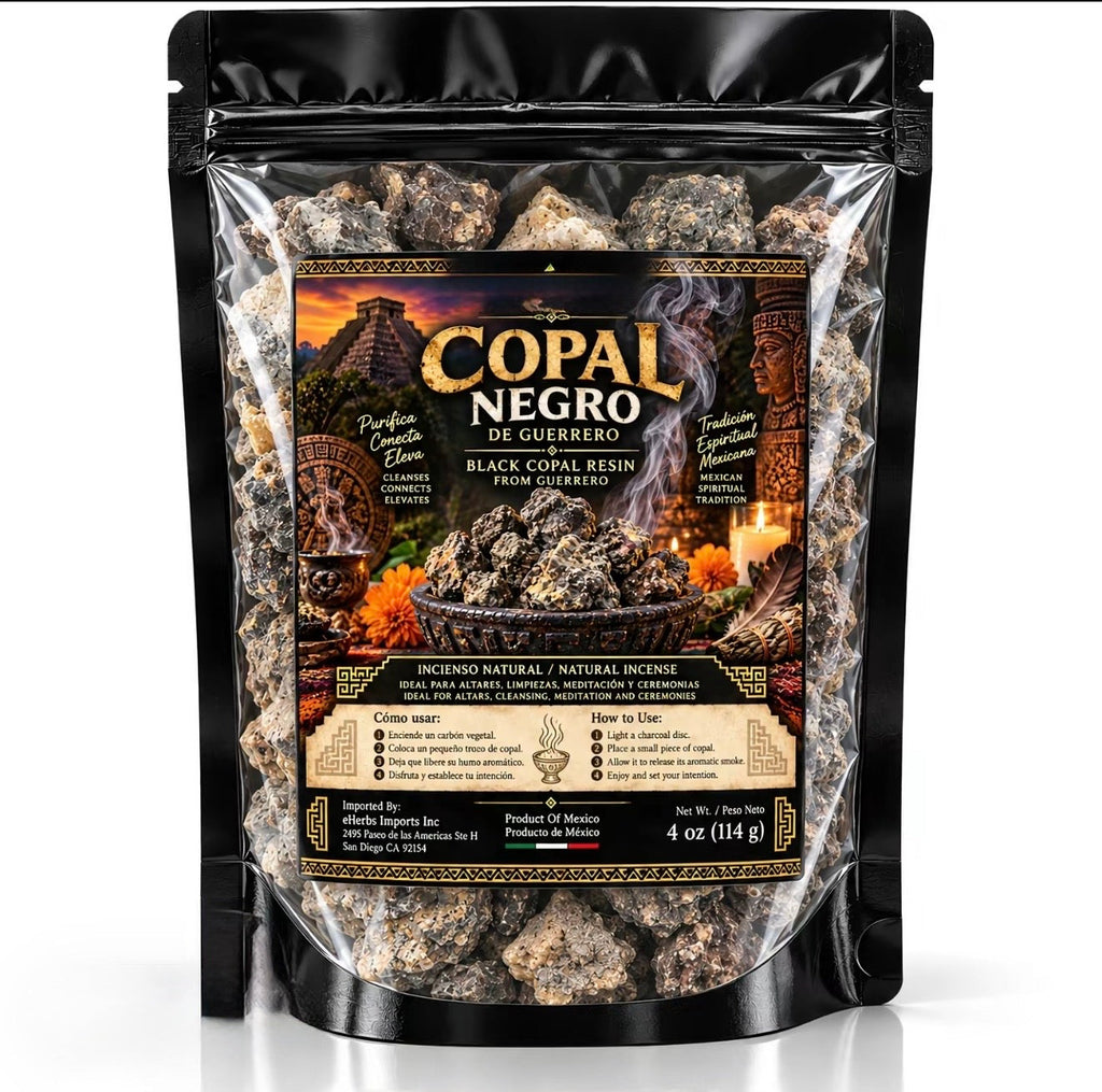 Copal Negro De Guerrero Black Copal Resin 4 oz 114 g Natural Incense IMPORTED FROM MEXICO