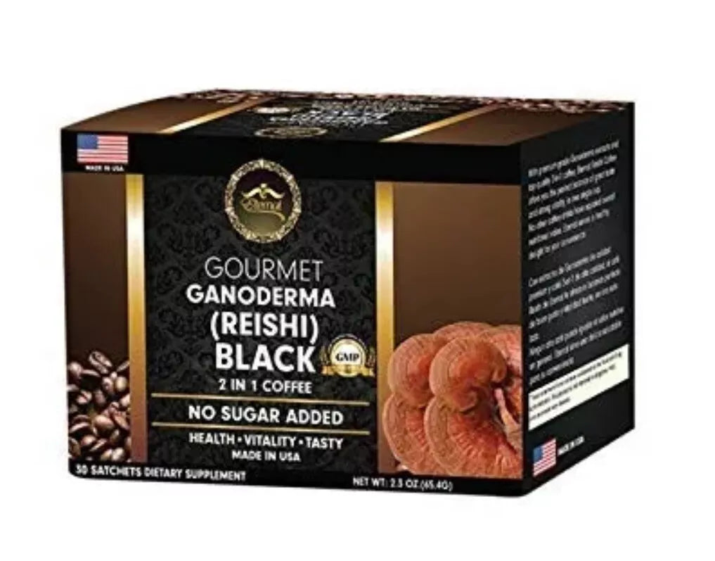 Cafe Con Ganoderna 2 En 1 Eternal Spirit Beauty, 30 Sobres Cafe Negro Por Caja